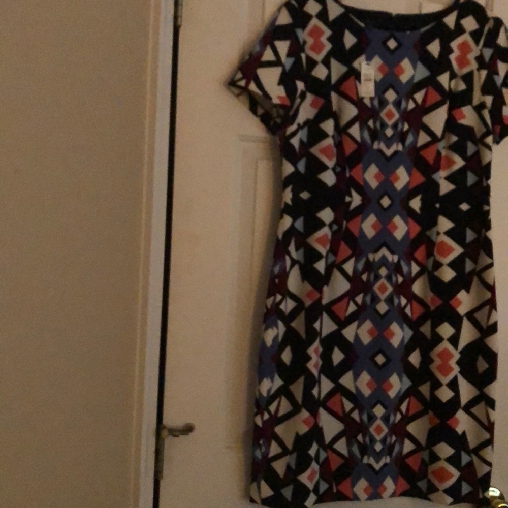 Dress with hidden zipper up the back